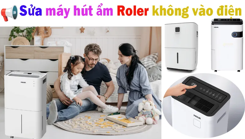 sửa máy hút ẩm roler không vào điện tại hà nội