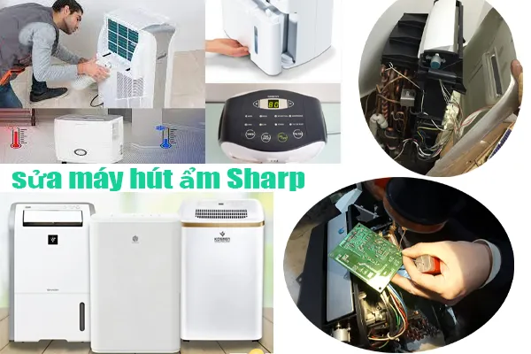 sửa máy hút ẩm sharp không hoạt động tại hà nội