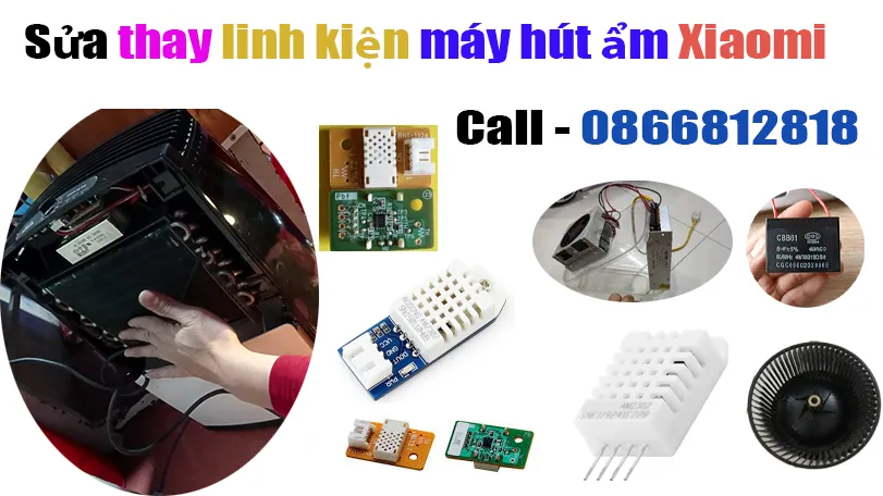 sửa thay linh kiện máy hút ẩm Xiaomi tại hà nội