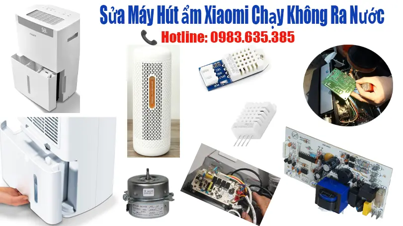 sửa Máy hút ẩm Xiaomi đang chạy nhưng không ra nước