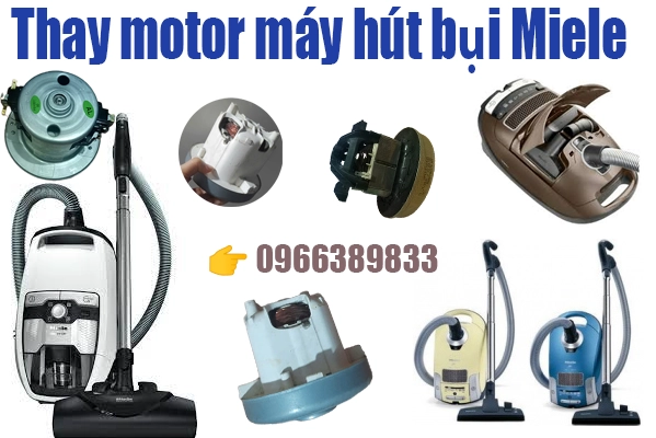 thay-motor động cơ máy hút bụi Miele tại hà nội