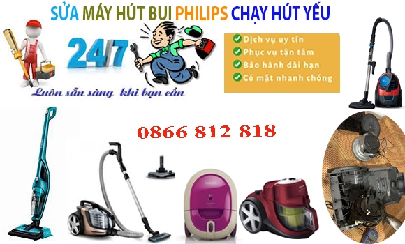 sua may hut bui philips hut yeu uy tin