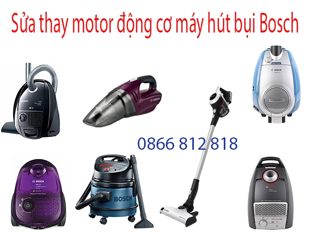 sua may hut bui bosch chay motor