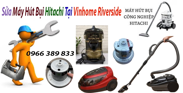 sua may hut bui hitachi tai khu do thi Vinhome Riverside