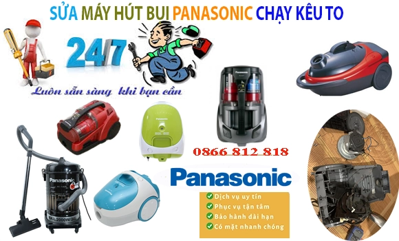 sua may hut bui panasonic chay hut keu to