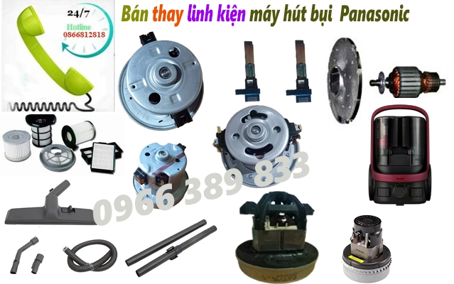 sửa thay linh kiện máy hút bụi Panasonic chính hãng