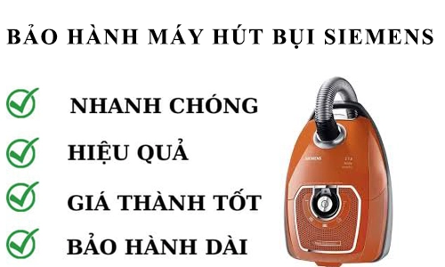 bảo hành máy hút bụi Siemens