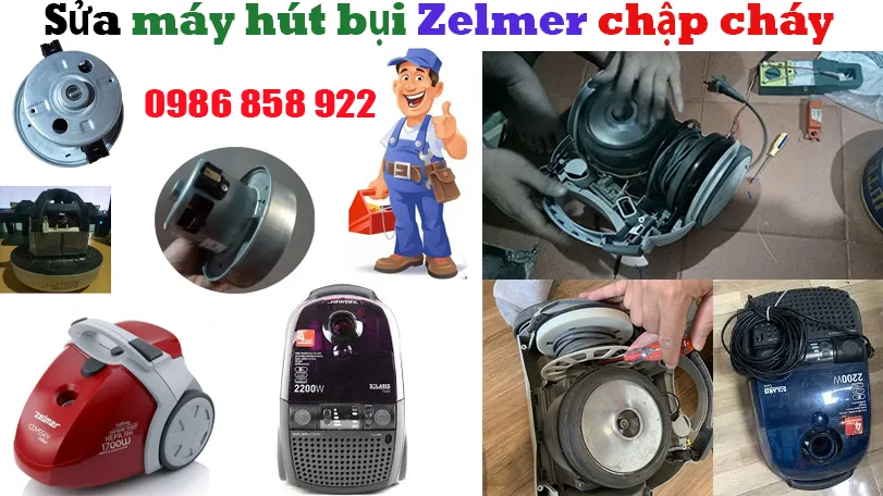 sửa máy hút bụi Zelmer chập cháy tại hà nội