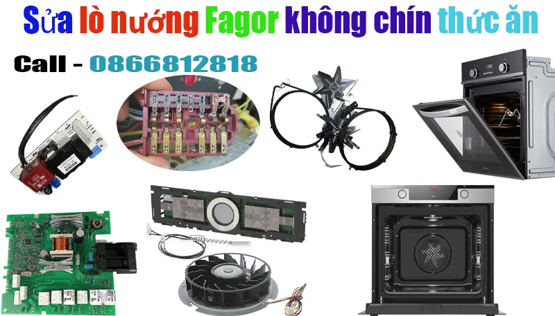 sửa lò nướng fagor không nóng chín thức ăn