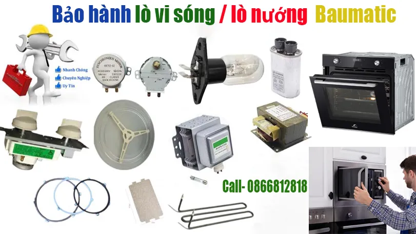 bảo hành sửa chữa lò nướng lò vi sóng Baumatic tại hà nội