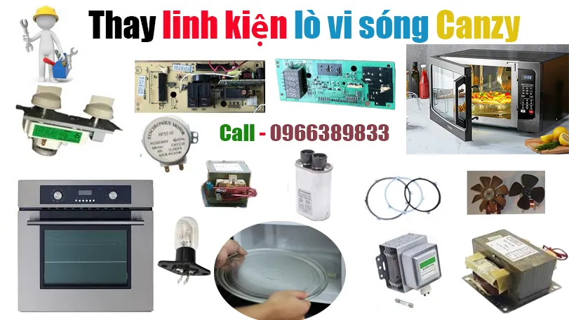bảo hành lò vi sóng, lò nước Canzy tại hà nội