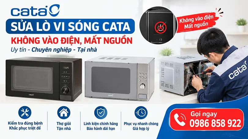Sửa lò vi sóng Cata không vào điện tại hà nội