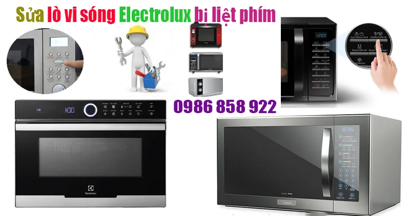 sửa lò vi song Electrolux bị liệt phím bấm tại hà nội