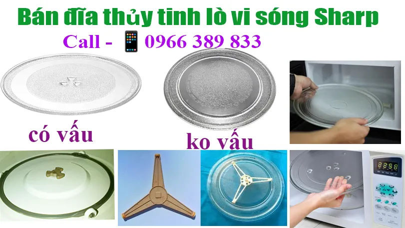 bán đĩa thủy tinh trong lò vi sóng Sharp tại hà nội