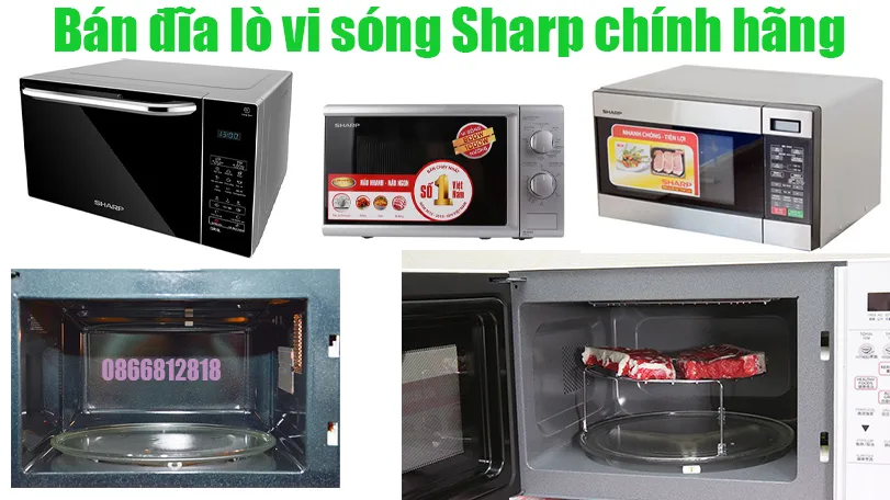 bán đĩa thủy tinh lò vi sóng Sharp chính hãng