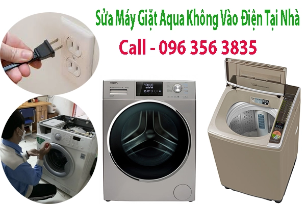 sửa máy giặt aqua không vào ddienj, nguyên nhân cách khắc phục