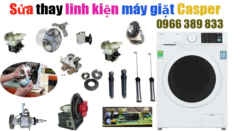 sửa máy giặt Casper không giặt không vắt tại hà nội
