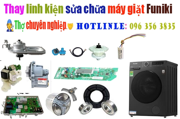 thay linh kiện máy giặt Funiki chính hãng