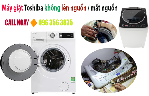 may giat toshiba bi loi khong vao dien, mat nguon