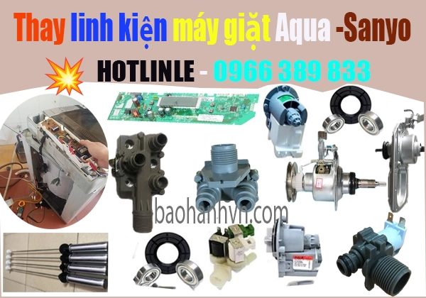 sửa chữa thy linh kiện máy giặt Sanyo uy tín nhất