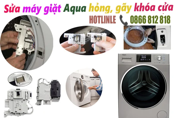 nguyên nhân máy giặt Aqua không mở được cửa