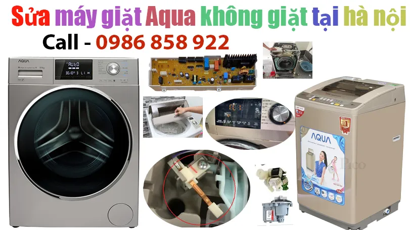 sửa máy giặt Aqua không giặt tại hà nội