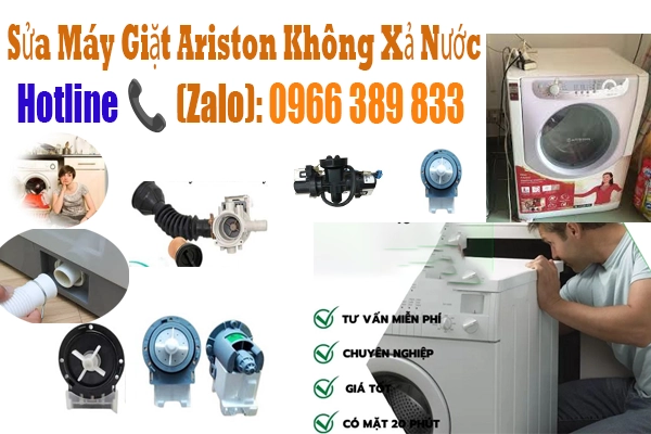 may-giat-ariston-khong-xa-nuoc