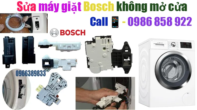 THAY KHOA CỬA MÁY GIẶT BOSCH UY TÍN CHÍNH HÃNG