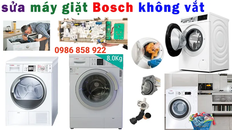 sửa máy giặt bosch không vắt tại hà nội