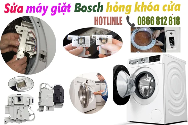 sửa máy giặt Bosch hỏng khóa cửa tại hà nội