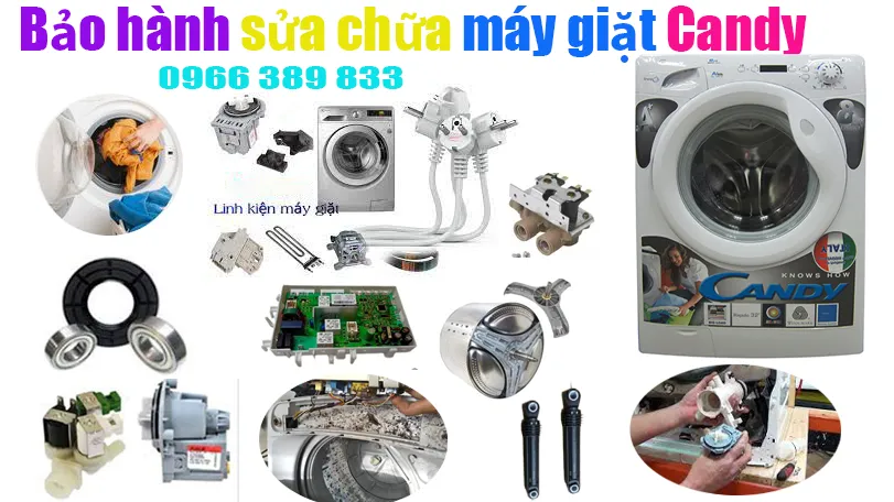trạm bảo hành máy giặt Candy tại hà nội