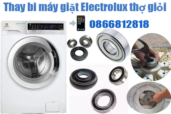 thay bi máy giặt Electrolux cửa ngang tại Hà Nội