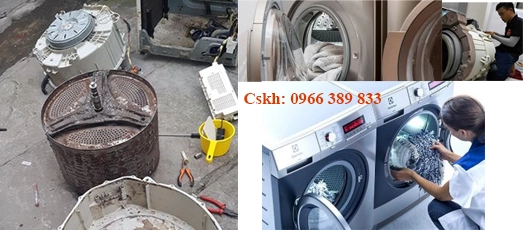 chuyen thay thế chac ba cho máy giặt Electrolux
