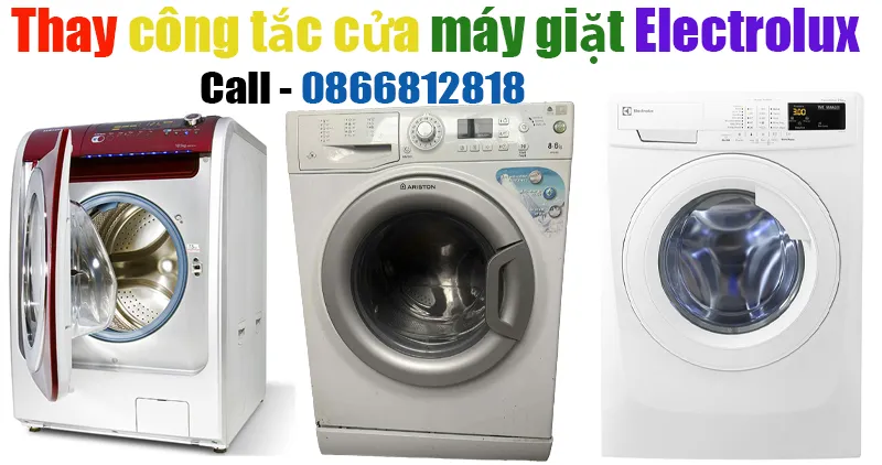 thay công tắc cửa máy giặt Electrolux tại hà nội