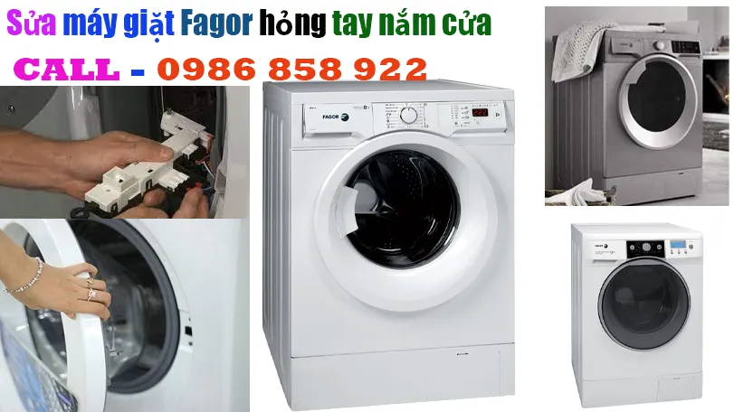 sửa máy giặt fagor hỏng cửa, không mở cửa tại hà nội