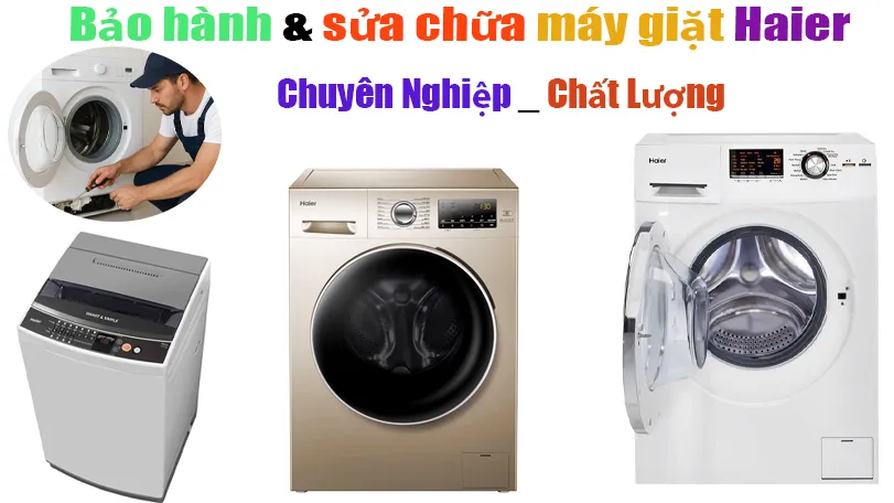 bảo hành máy giặt Haier tại hà nội