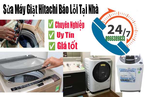 sua may giat hitachi giat bao loi tai nha