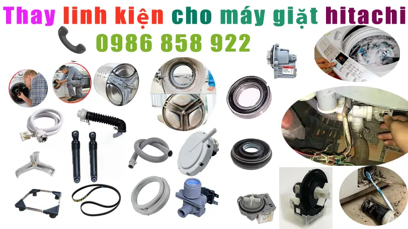 sửa máy giặt Hitachi không vắt tại hà nội