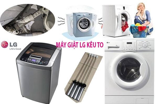 sửa máy giặt Lg giặt vắt kêu to tại nhà