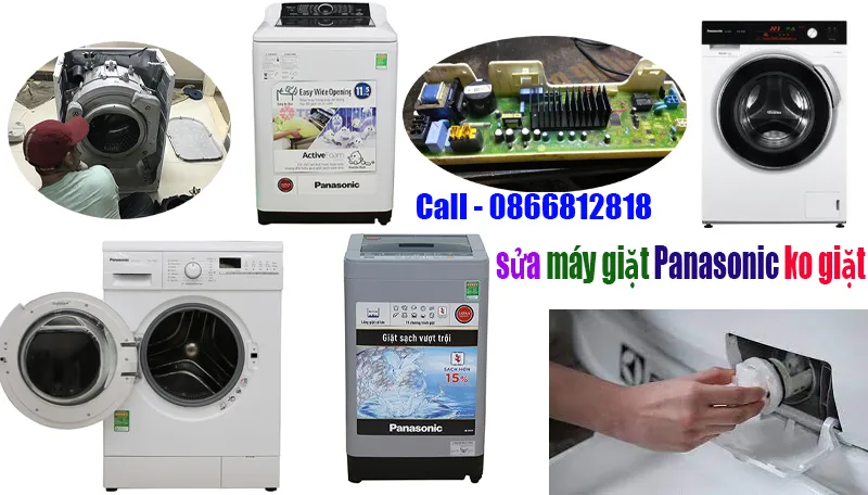 Sửa máy giặt Panasonic không giặt, không quay lồng
