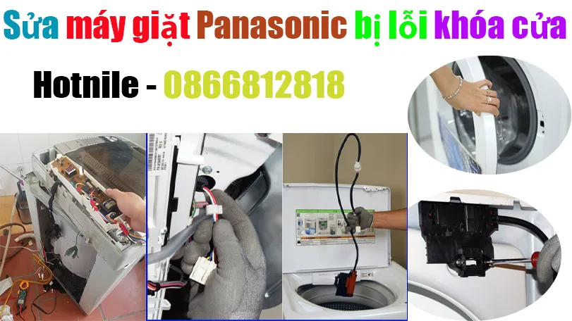 sửa máy giặt Panasonic lối khóa cửa tại hà nội