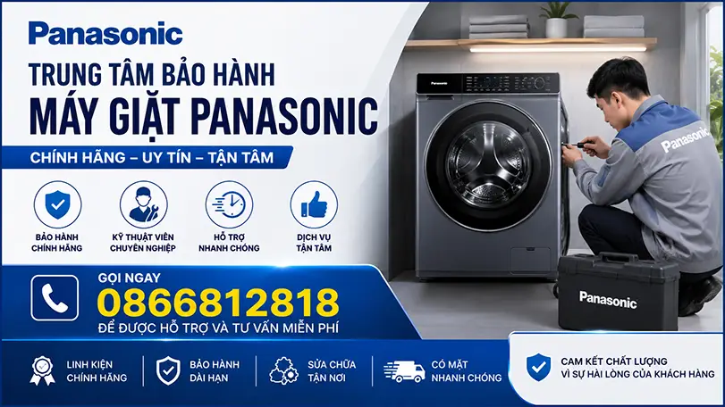 Trung tâm bảo hành máy giặt Panasonic