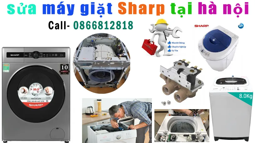 sửa máy giặt Sharp tại hà nội uy tín
