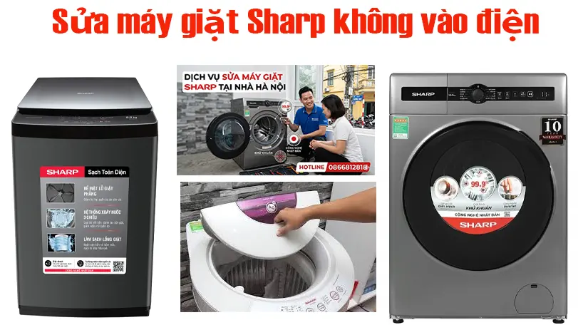 Sửa Máy Giặt Sharp Không Vào Điện Tại Hà Nội 