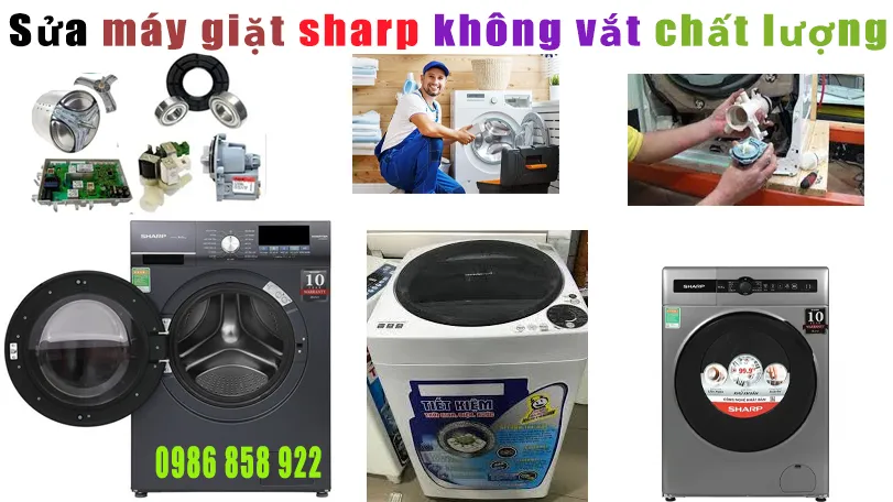 sửa máy giặt sharp không vắt tại hà nội