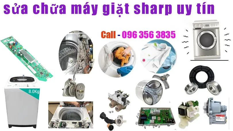 sửa máy giặt sharp không vắt chất lượng