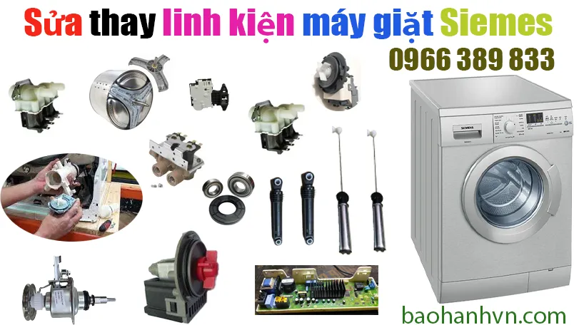 sửa chữa thay linh kiện máy giặt Siemens tại hà nội
