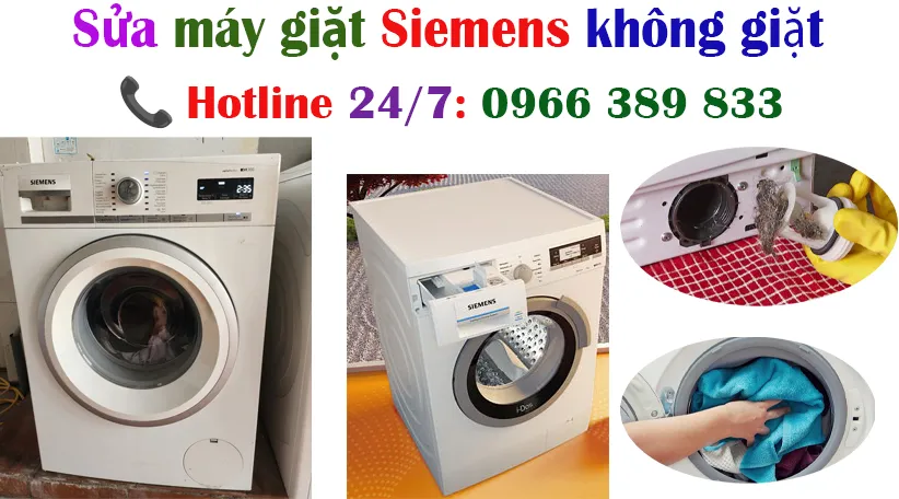 sửa máy giặt Siemens không giặt tại Hà Nội
