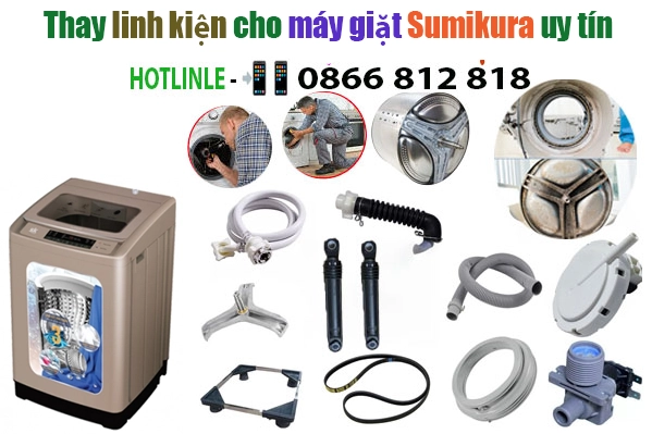 sửa chữa thay linh kiện cho máy giặt Sumikura 