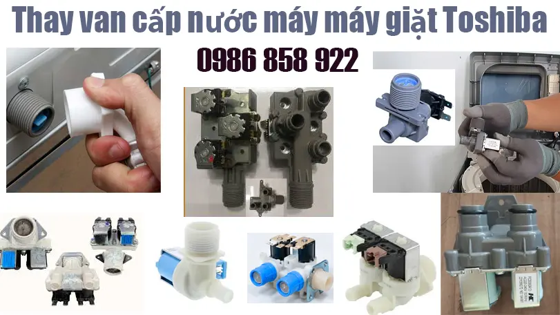 Thay cấp nước máy giặt Toshiba tại Hà Nội